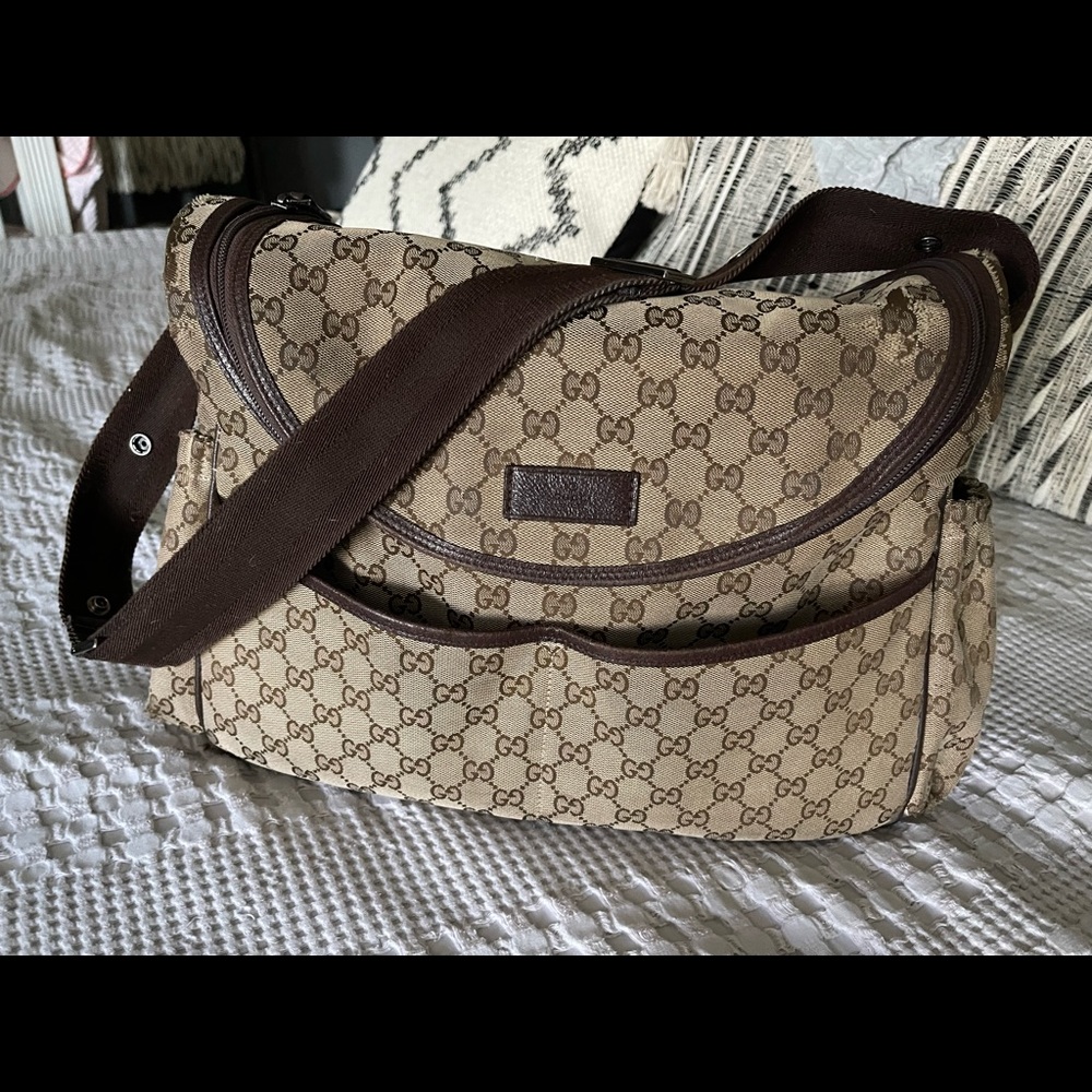 Gucci diaper bag